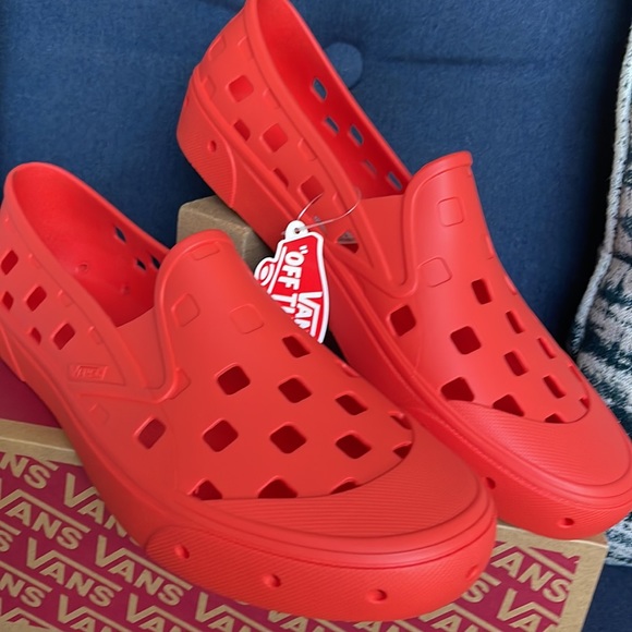 Vans Trek Slip-On Orange MEN`S - Picture 7 of 16